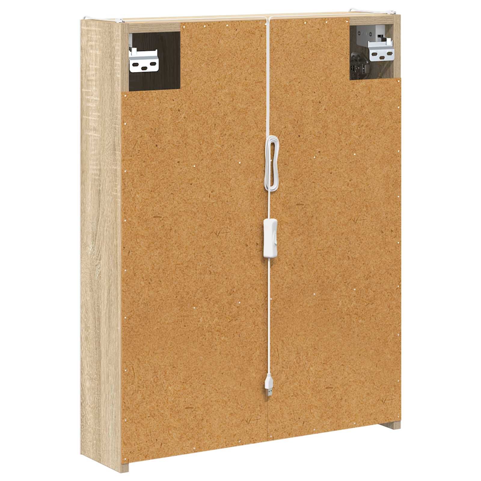 Koupelnová zrcadlová skříň Sonoma dub 53,5 x 15,5 x 70 cm - obrázek 9