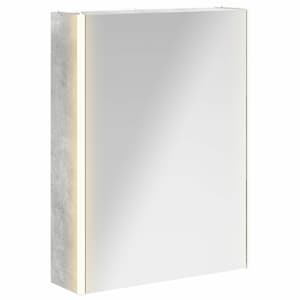 Koupelnová zrcadlová skříň Betonově šedá 53,5 x 15,5 x 70 cm - obrázek 2