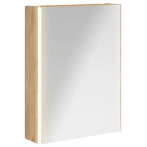 Koupelnová zrcadlová skříň Umělecký dub 53,5 x 15,5 x 70 cm - obrázek 2