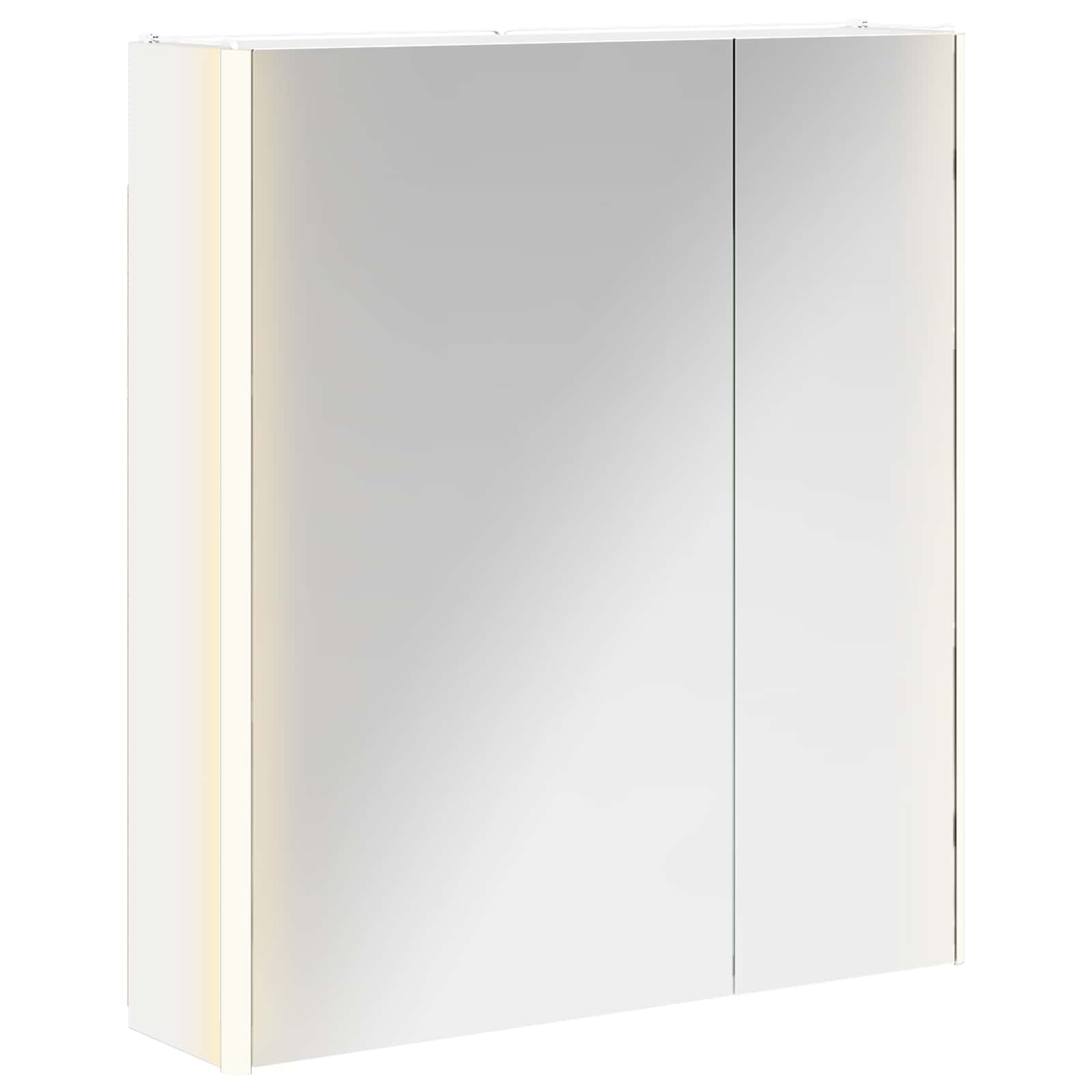 Koupelnová zrcadlová skříň Bílá 63,5 x 15,5 x 70 cm - obrázek 2
