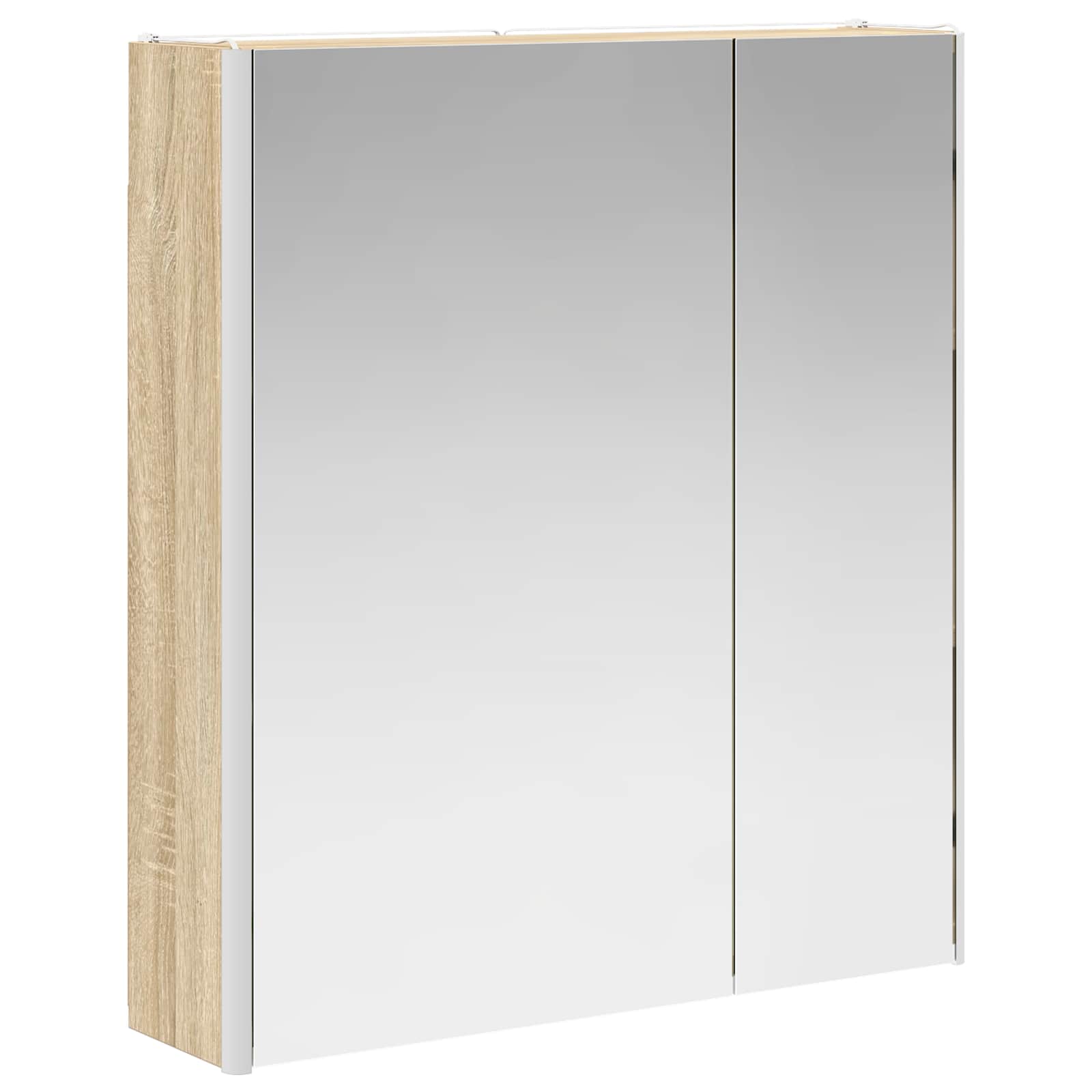 Koupelnová zrcadlová skříň Sonoma dub 63,5 x 15,5 x 70 cm - obrázek 5
