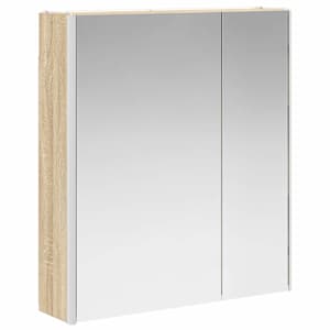 Koupelnová zrcadlová skříň Sonoma dub 63,5 x 15,5 x 70 cm - obrázek 5