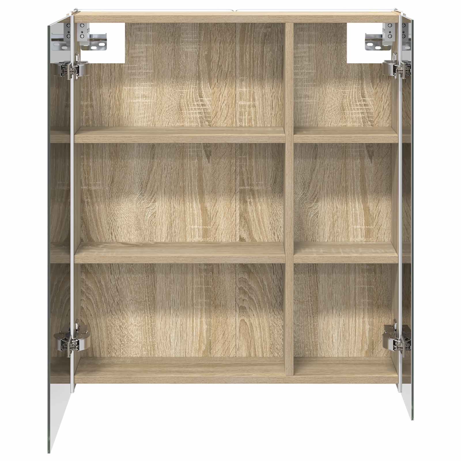 Koupelnová zrcadlová skříň Sonoma dub 63,5 x 15,5 x 70 cm - obrázek 7