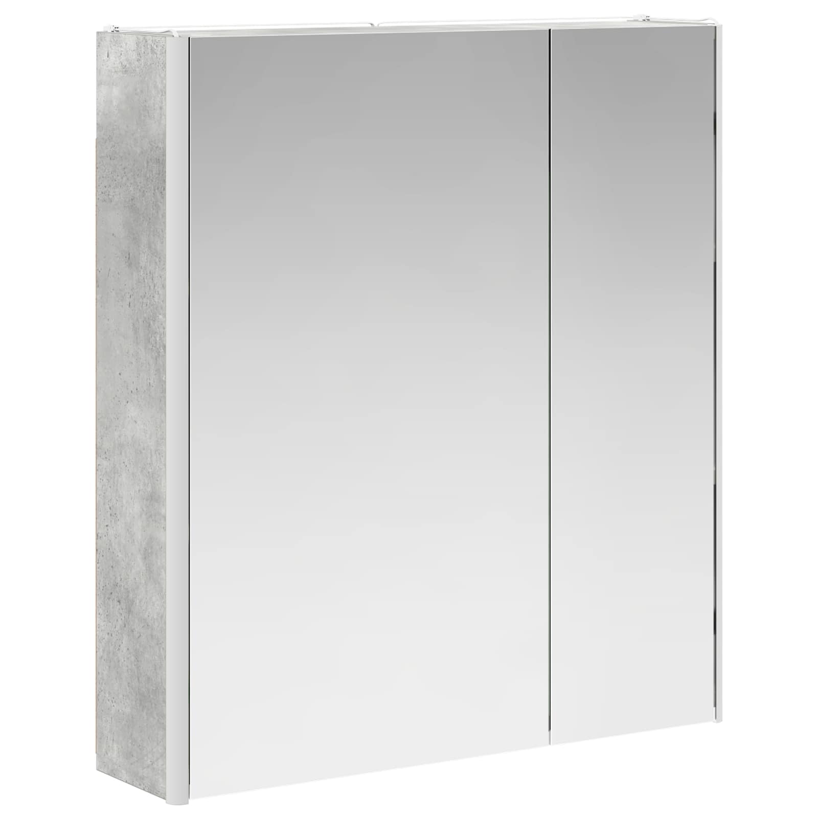 Koupelnová zrcadlová skříň Betonově šedá 63,5 x 15,5 x 70 cm - obrázek 5