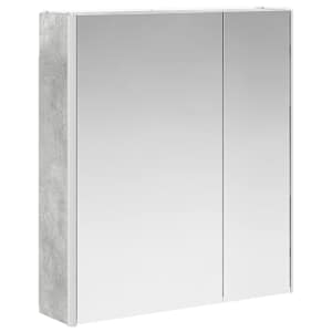 Koupelnová zrcadlová skříň Betonově šedá 63,5 x 15,5 x 70 cm - obrázek 5
