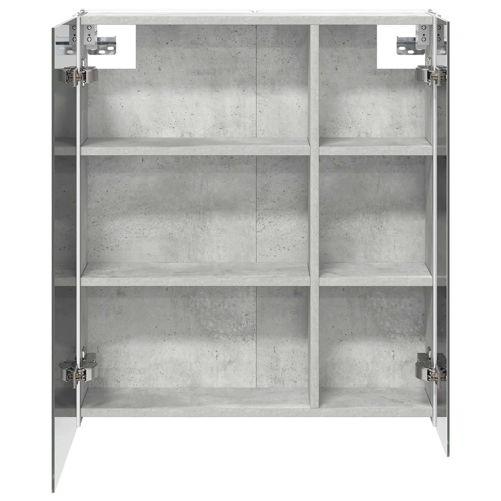 Koupelnová zrcadlová skříň Betonově šedá 63,5 x 15,5 x 70 cm - obrázek 7