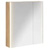 vidaXL Vannitoa peeglikapp Artisani tamme 63,5 x 15,5 x 70 cm
