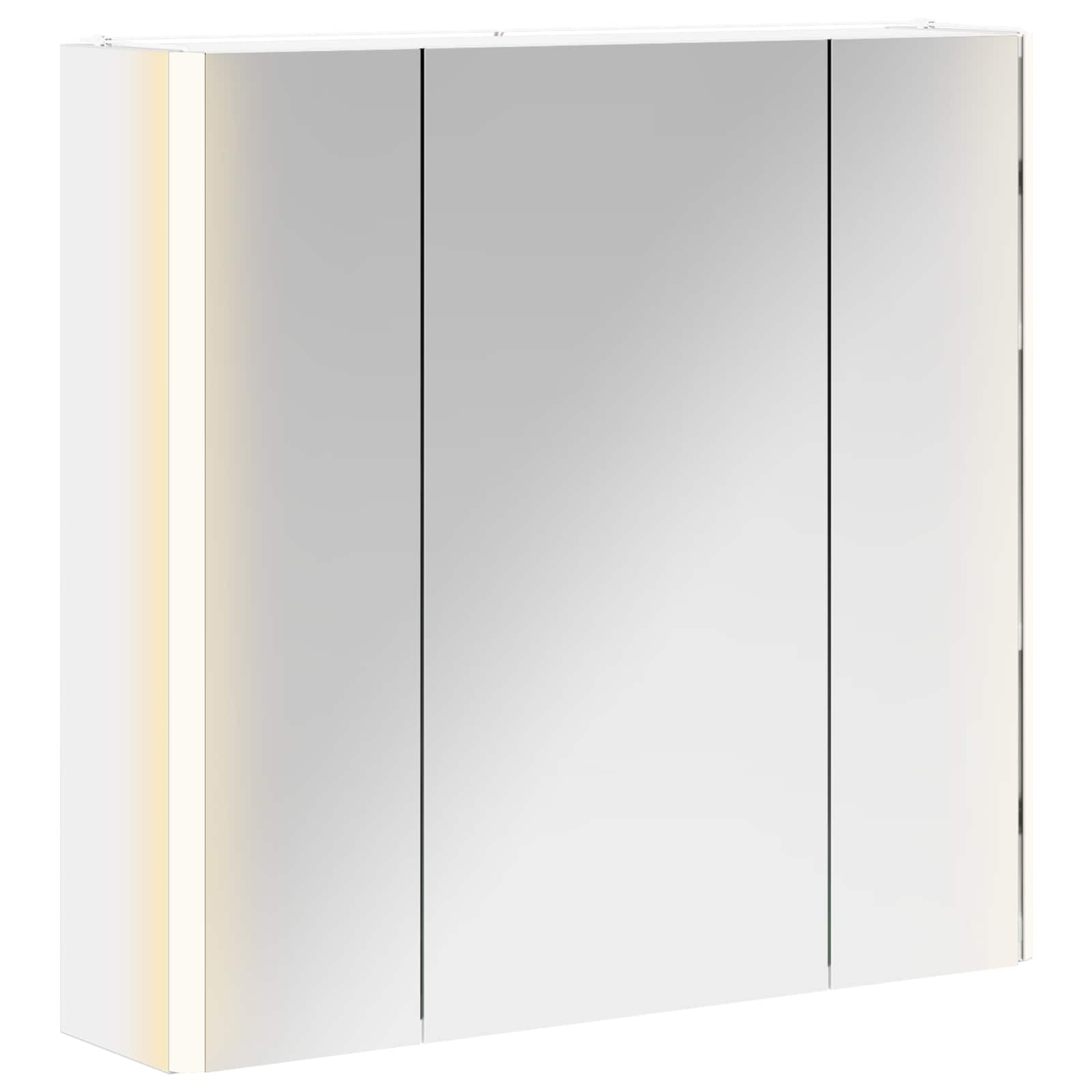 Koupelnová zrcadlová skříň Bílá 63,5 x 15,5 x 60,5 cm - obrázek 2