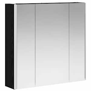 Koupelnová zrcadlová skříň Černý dub 63,5 x 15,5 x 60,5 cm - obrázek 5