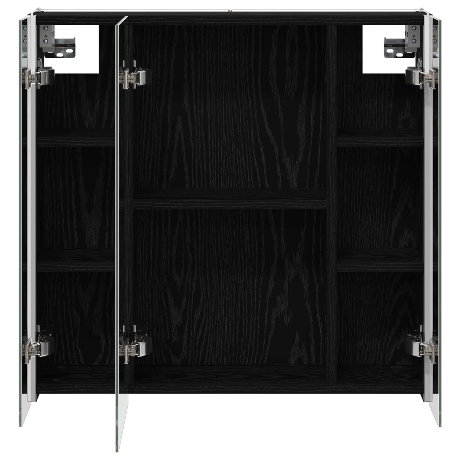 Koupelnová zrcadlová skříň Černý dub 63,5 x 15,5 x 60,5 cm - obrázek 7
