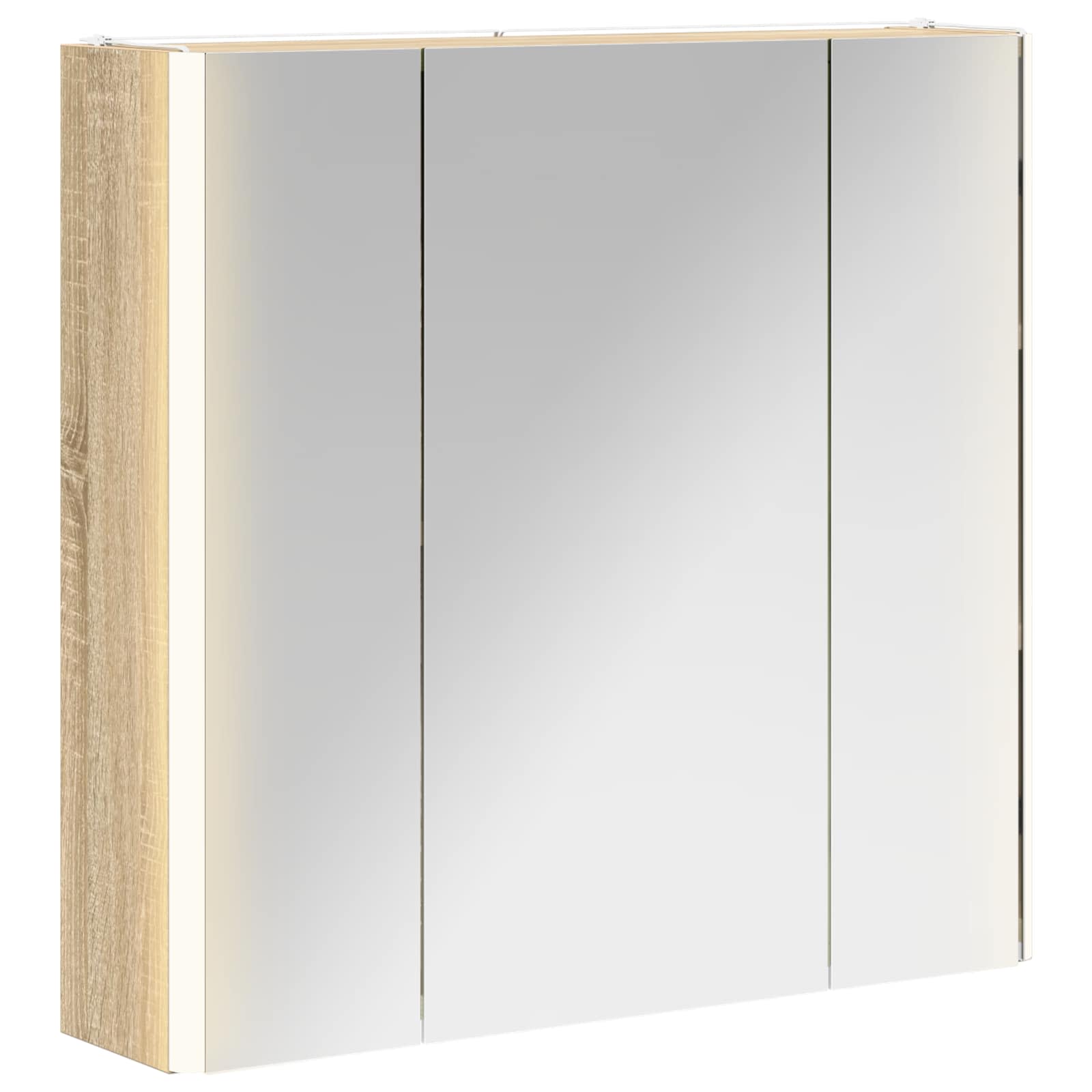 Koupelnová zrcadlová skříň Sonoma dub 63,5 x 15,5 x 60,5 cm - obrázek 2