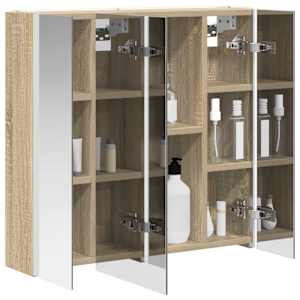 Koupelnová zrcadlová skříň Sonoma dub 63,5 x 15,5 x 60,5 cm - obrázek 3