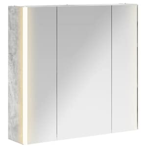 Koupelnová zrcadlová skříň Betonově šedá 63,5 x 15,5 x 60,5 cm - obrázek 2