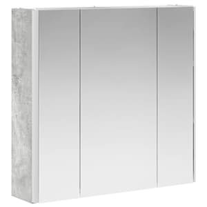 Koupelnová zrcadlová skříň Betonově šedá 63,5 x 15,5 x 60,5 cm - obrázek 5