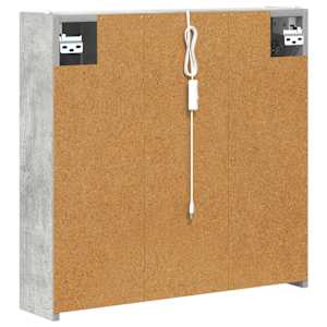 Koupelnová zrcadlová skříň Betonově šedá 63,5 x 15,5 x 60,5 cm - obrázek 9