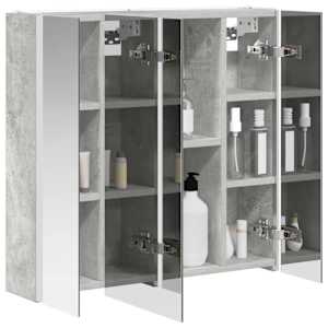 Koupelnová zrcadlová skříň Betonově šedá 63,5 x 15,5 x 60,5 cm - obrázek 3