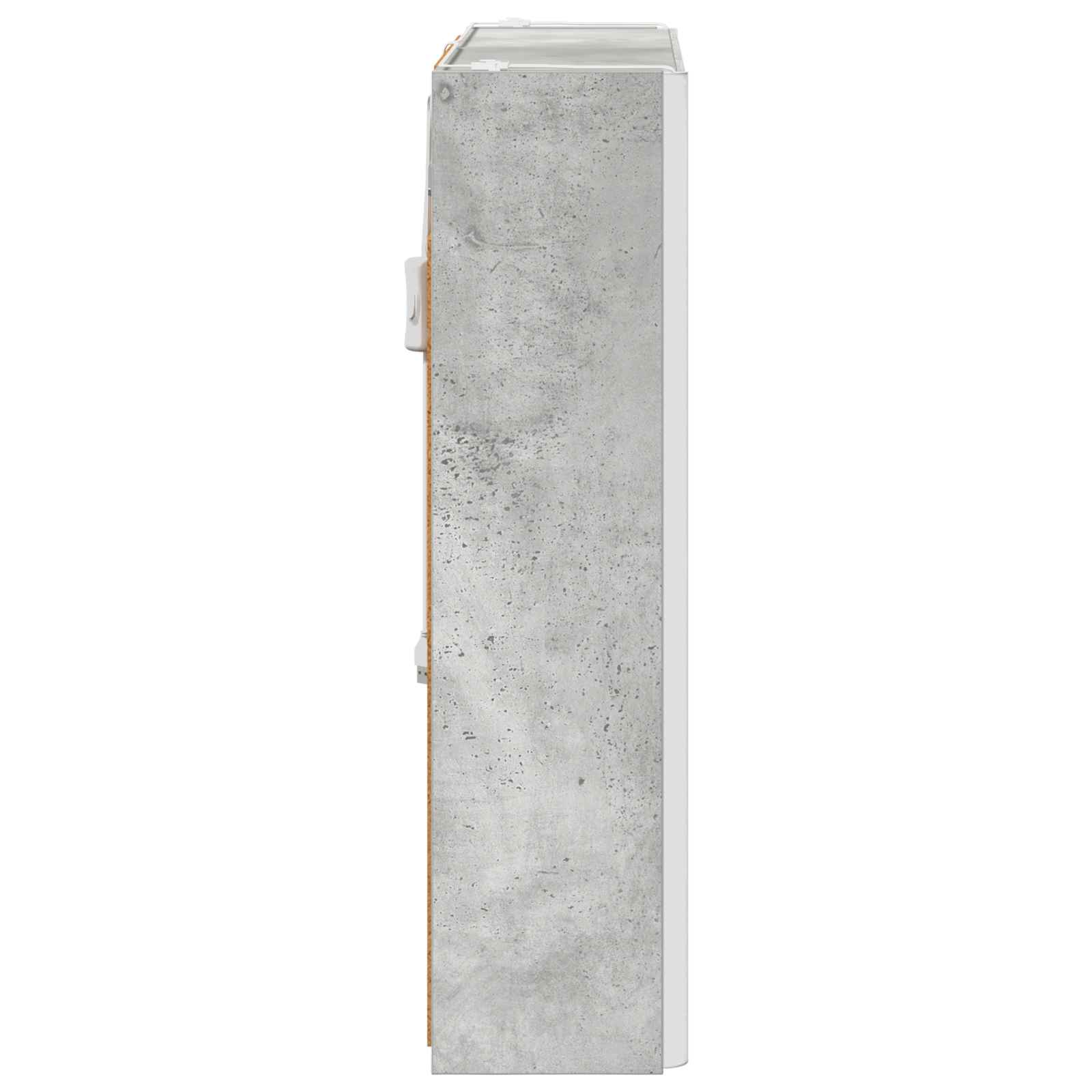 Koupelnová zrcadlová skříň Betonově šedá 63,5 x 15,5 x 60,5 cm - obrázek 8