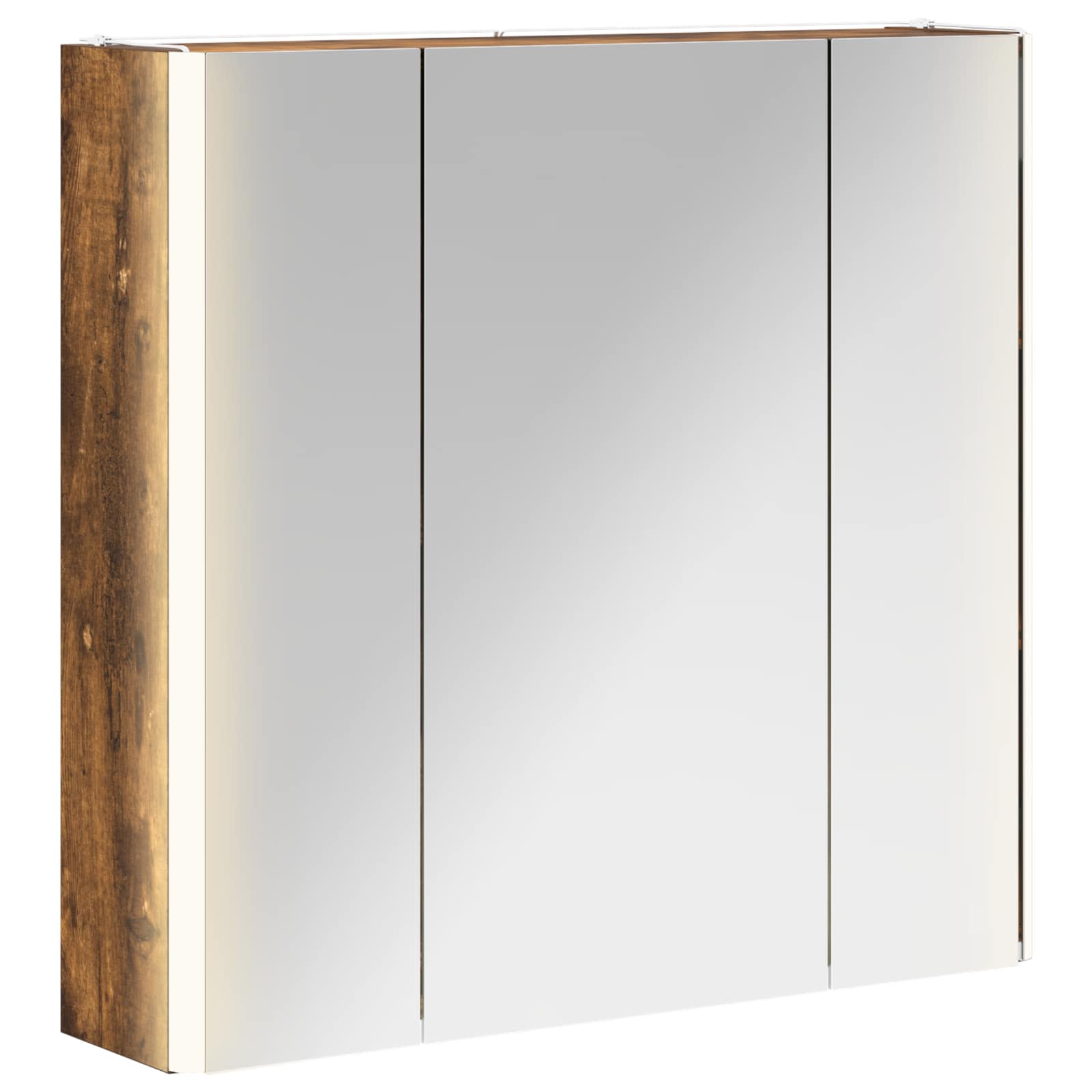 Koupelnová zrcadlová skříň Kouřový dub 63,5 x 15,5 x 60,5 cm - obrázek 2