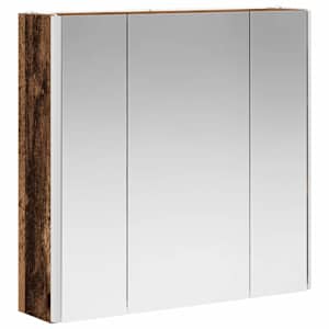 Koupelnová zrcadlová skříň Staré dřevo 63,5 x 15,5 x 60,5 cm - obrázek 5