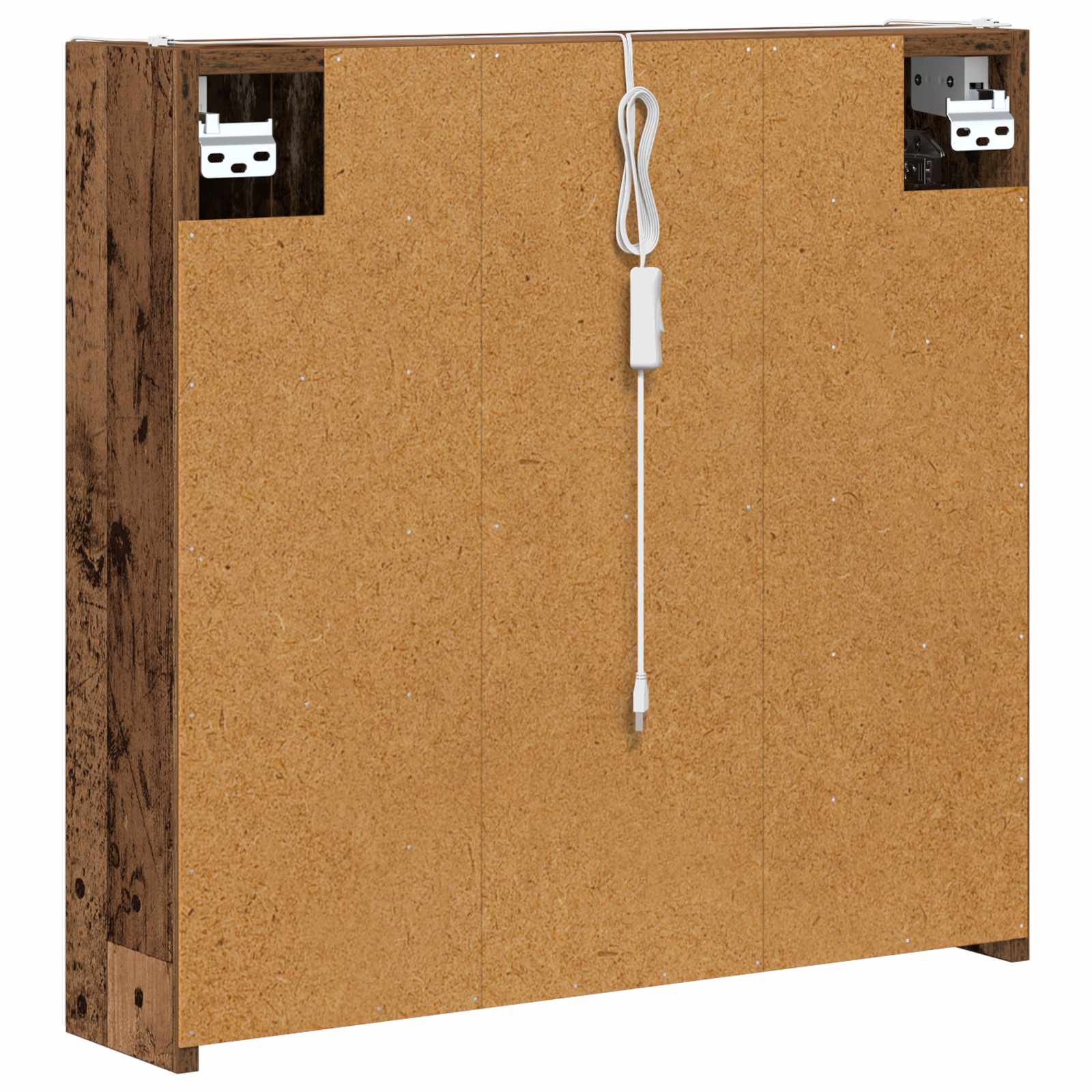 Koupelnová zrcadlová skříň Staré dřevo 63,5 x 15,5 x 60,5 cm - obrázek 9