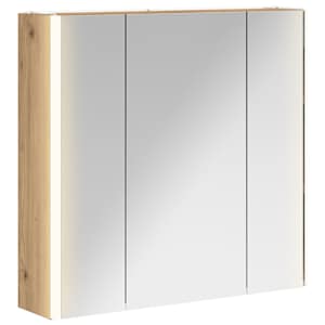 Koupelnová zrcadlová skříň Umělecký dub 63,5 x 15,5 x 60,5 cm - obrázek 2