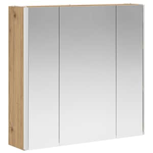 Koupelnová zrcadlová skříň Umělecký dub 63,5 x 15,5 x 60,5 cm - obrázek 5