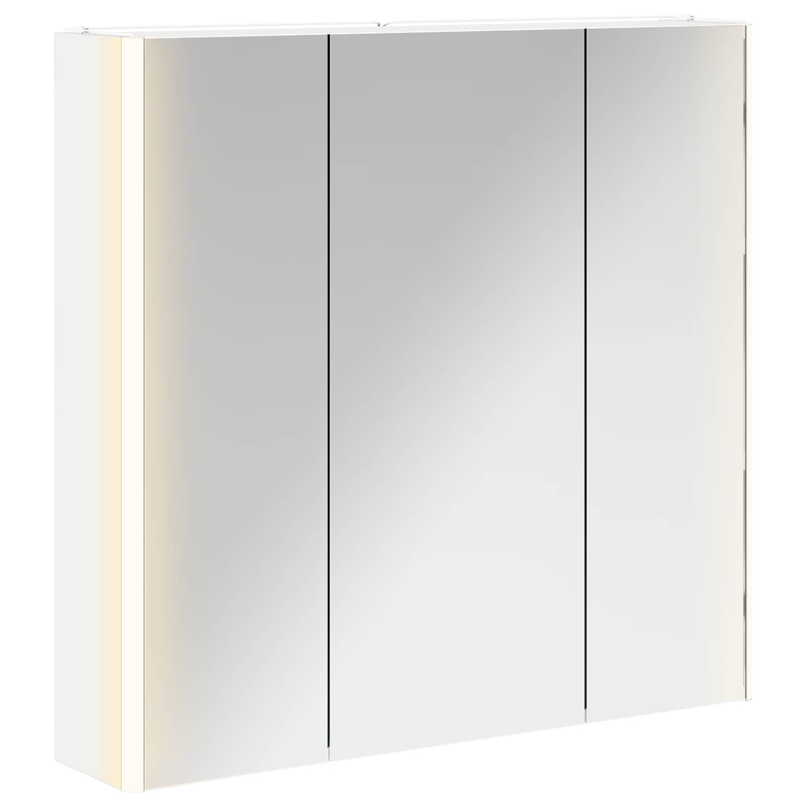 Koupelnová zrcadlová skříň s policí Bílá 73.5 x 15.5 x 70 cm - obrázek 2