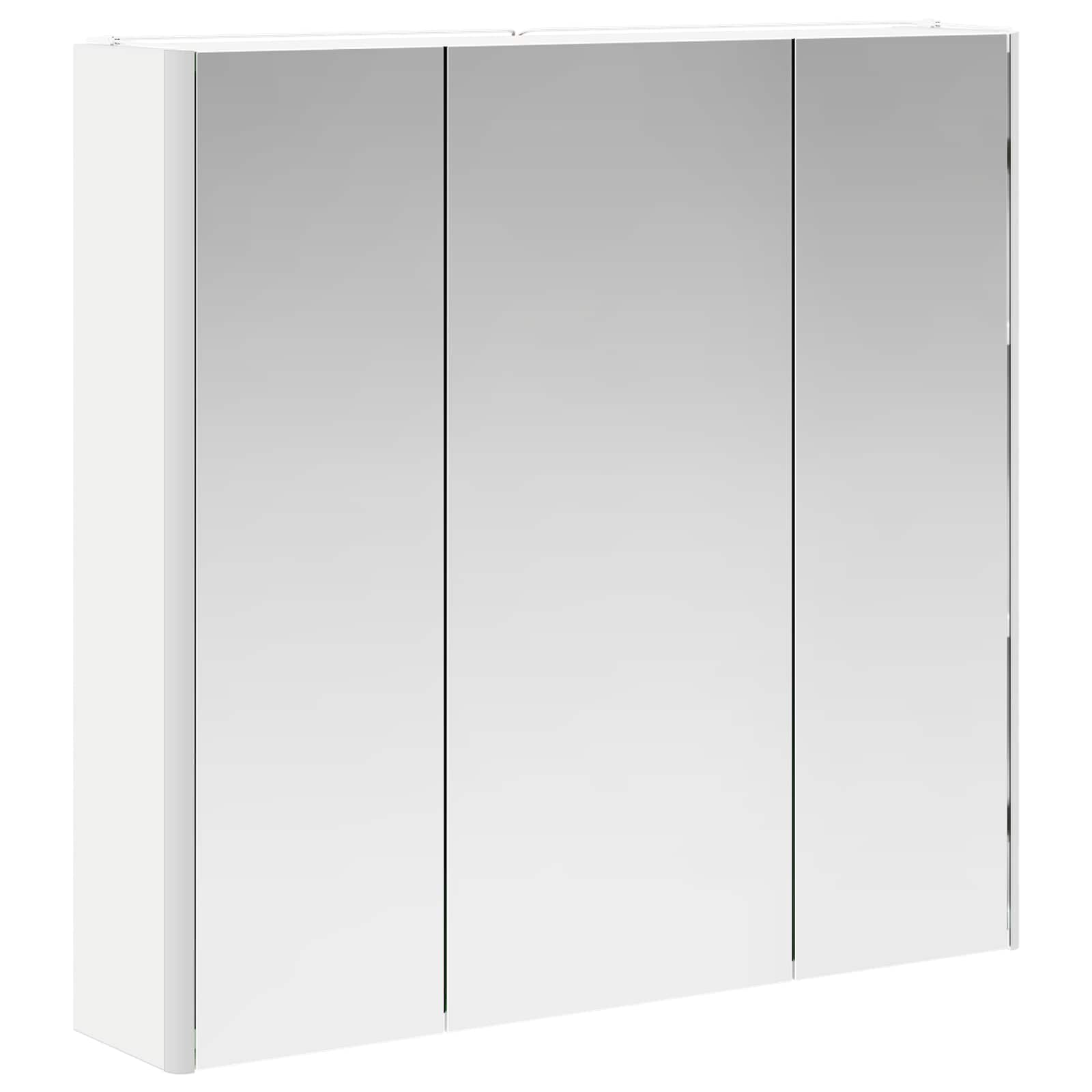 Koupelnová zrcadlová skříň s policí Bílá 73.5 x 15.5 x 70 cm - obrázek 5