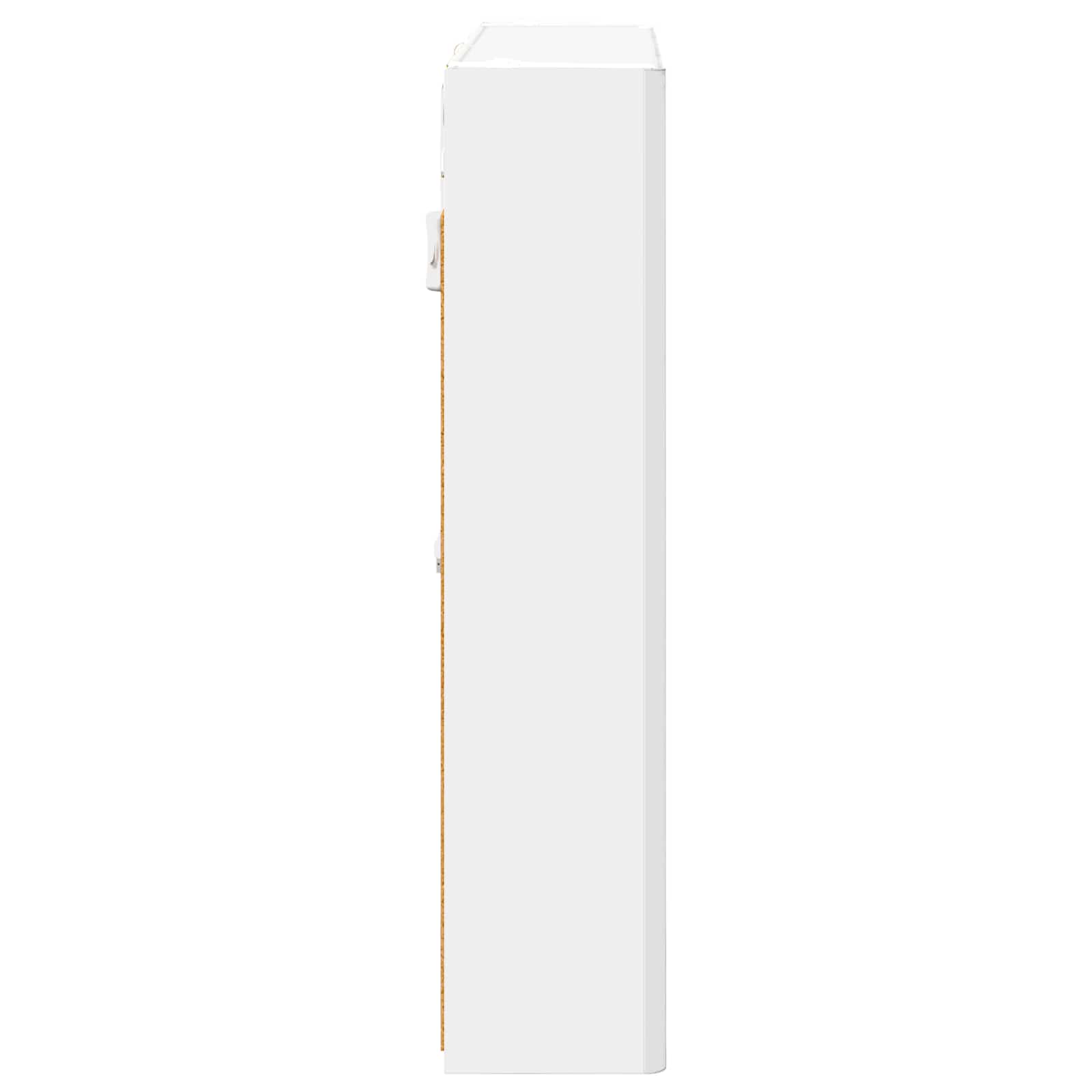 Koupelnová zrcadlová skříň s policí Bílá 73.5 x 15.5 x 70 cm - obrázek 8