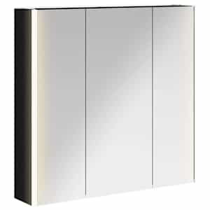 Koupelnová zrcadlová skříň Černý dub 73.5 x 15.5 x 70 cm - obrázek 2