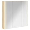 vidaXL Vannitoa peeglikapp Sonoma tamm 73.5 x 15.5 x 70 cm Tehispuit