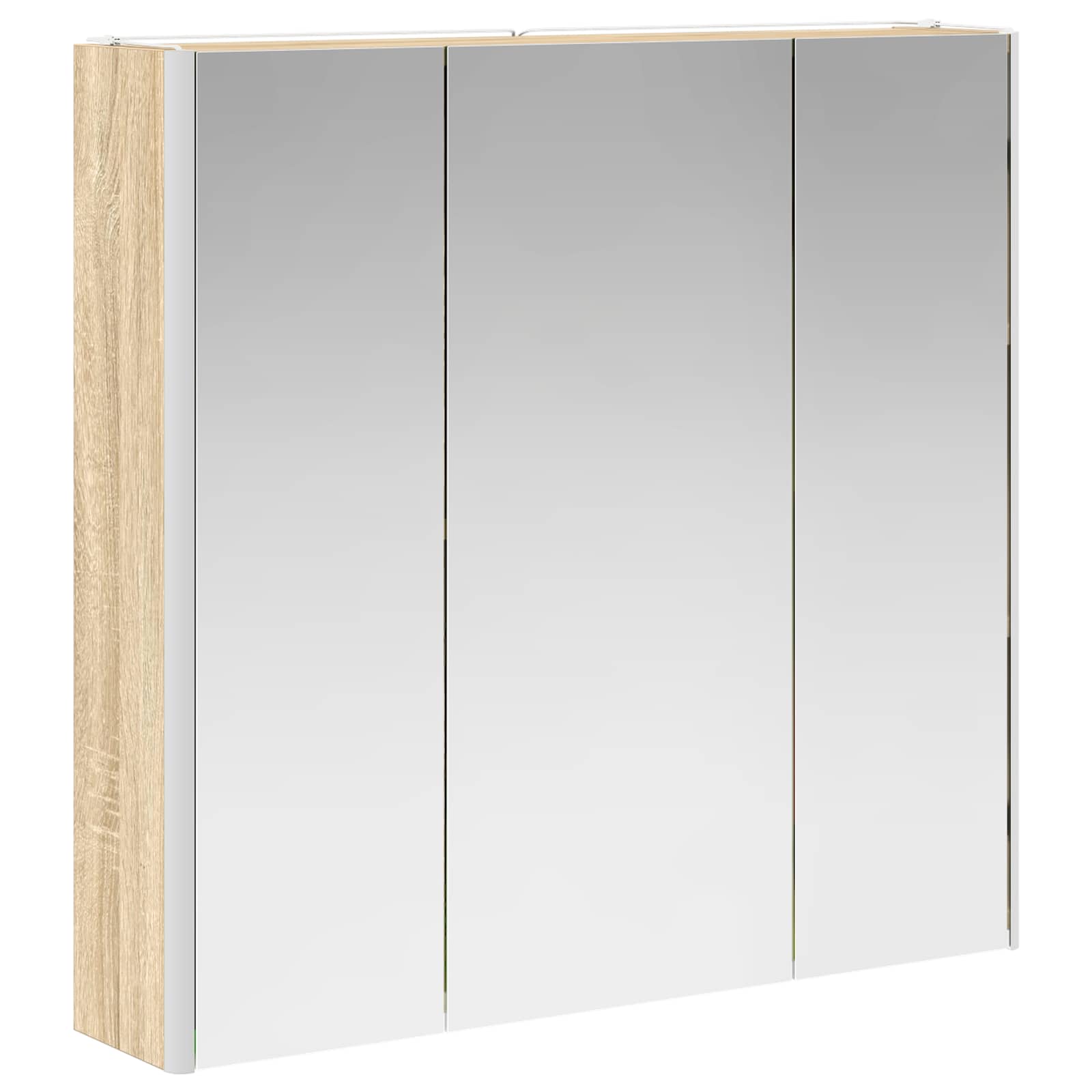 Koupelnová zrcadlová skříň Sonoma dub 73.5 x 15.5 x 70 cm - obrázek 5