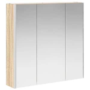 Koupelnová zrcadlová skříň Sonoma dub 73.5 x 15.5 x 70 cm - obrázek 5
