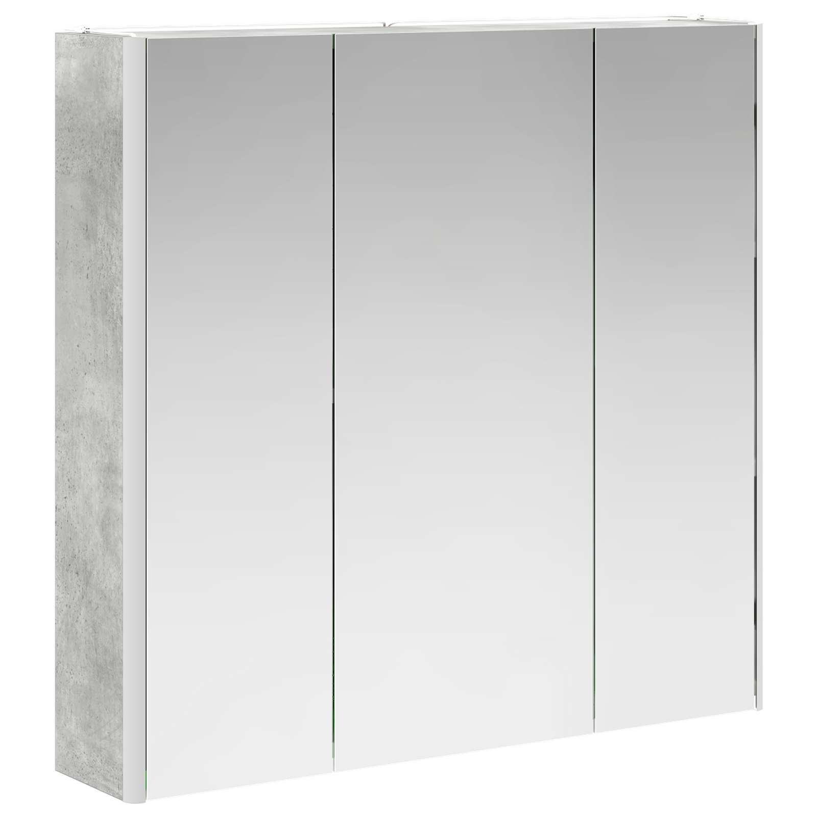 Koupelnová zrcadlová skříň Betonově šedá 73.5 x 15.5 x 70 cm - obrázek 5