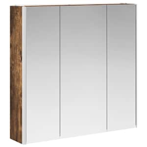Koupelnová zrcadlová skříň Kouřový dub 73.5 x 15.5 x 70 cm - obrázek 5