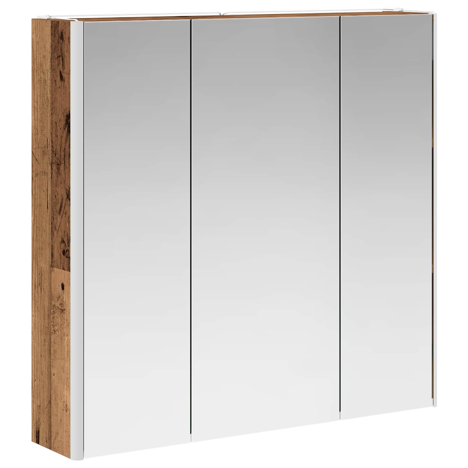 Koupelnová zrcadlová skříň Staré dřevo 73.5 x 15.5 x 70 cm - obrázek 5