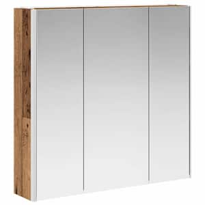 Koupelnová zrcadlová skříň Staré dřevo 73.5 x 15.5 x 70 cm - obrázek 5