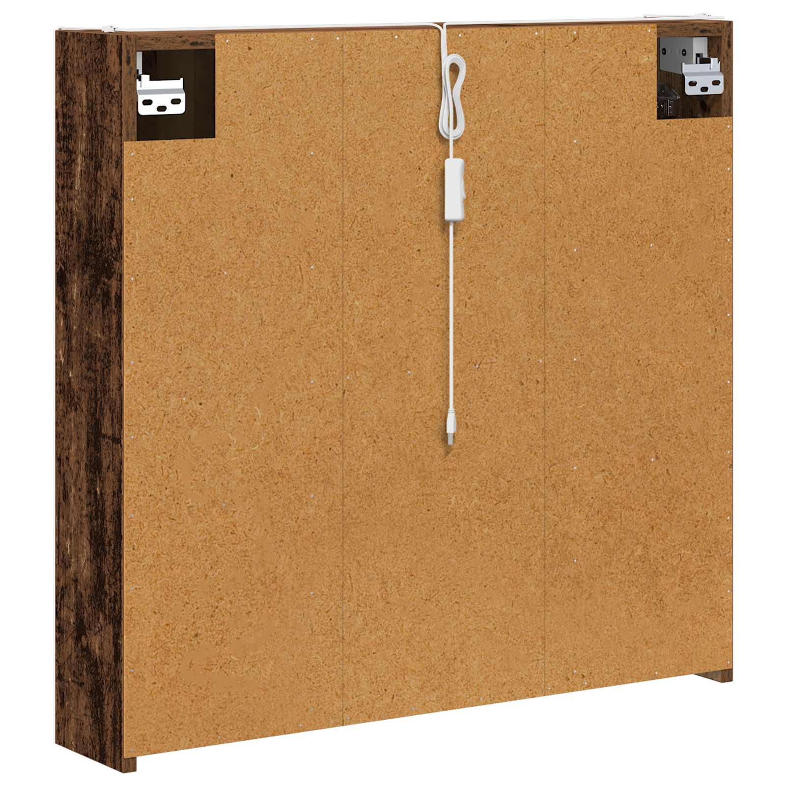 Koupelnová zrcadlová skříň Staré dřevo 73.5 x 15.5 x 70 cm - obrázek 9