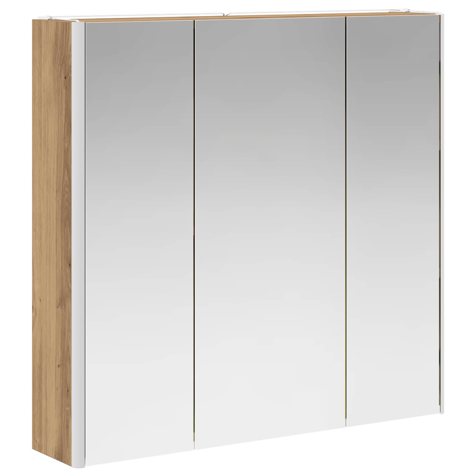 Koupelnová zrcadlová skříň Umělecký dub 73.5 x 15.5 x 70 cm - obrázek 5