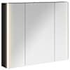 vidaXL Vannitoa peeglikapp Must tamm 83,5 x 15,5 x 70 cm Tehispuit