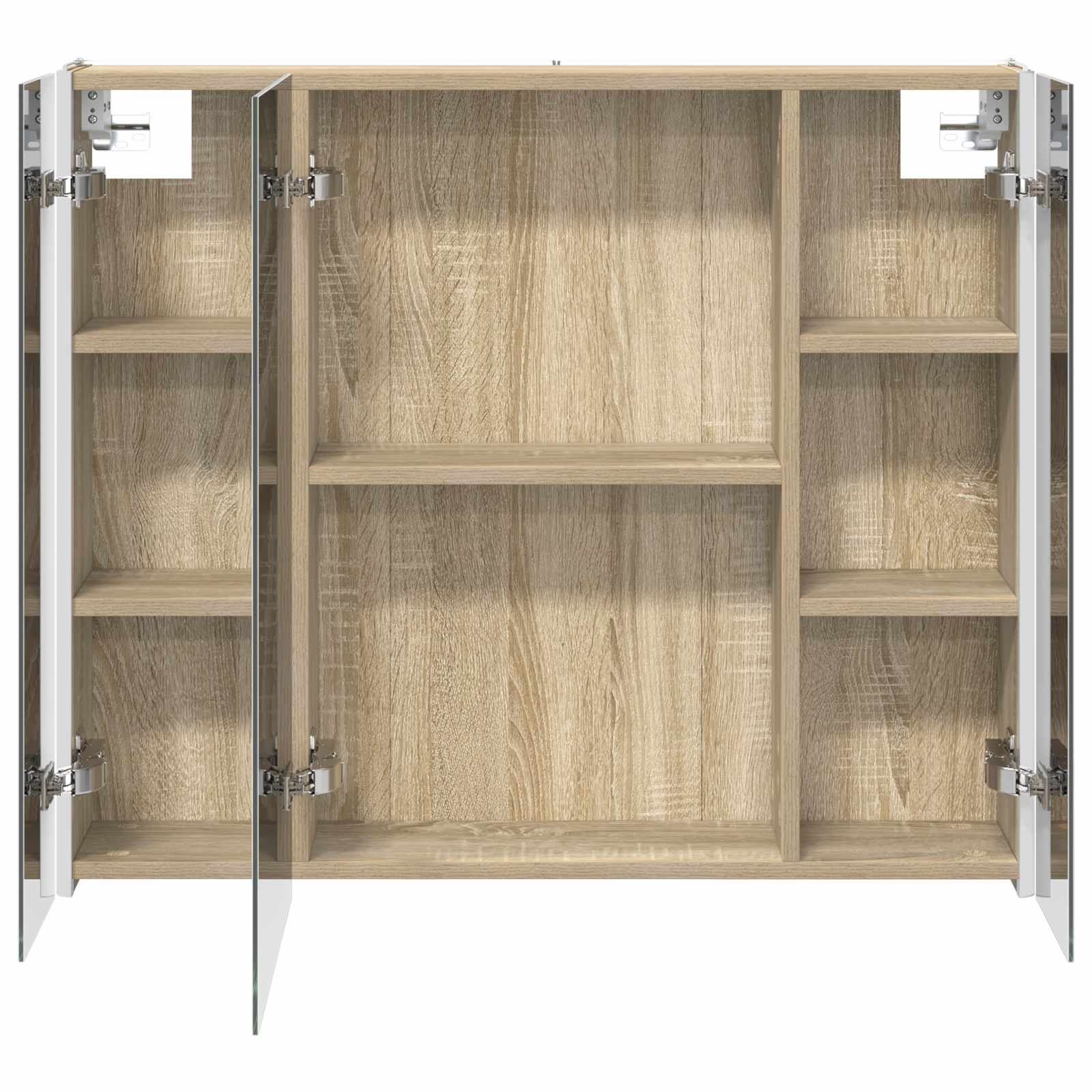 Koupelnová zrcadlová skříň Sonoma dub 83,5 x 15,5 x 70 cm - obrázek 7
