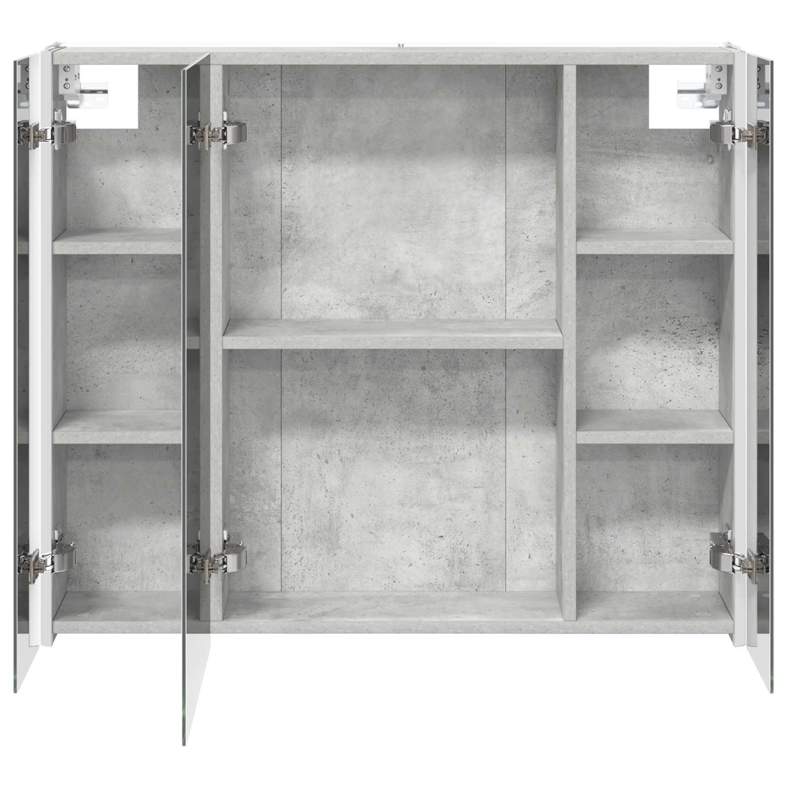 Koupelnová zrcadlová skříň Betonově šedá 83,5 x 15,5 x 70 cm - obrázek 7