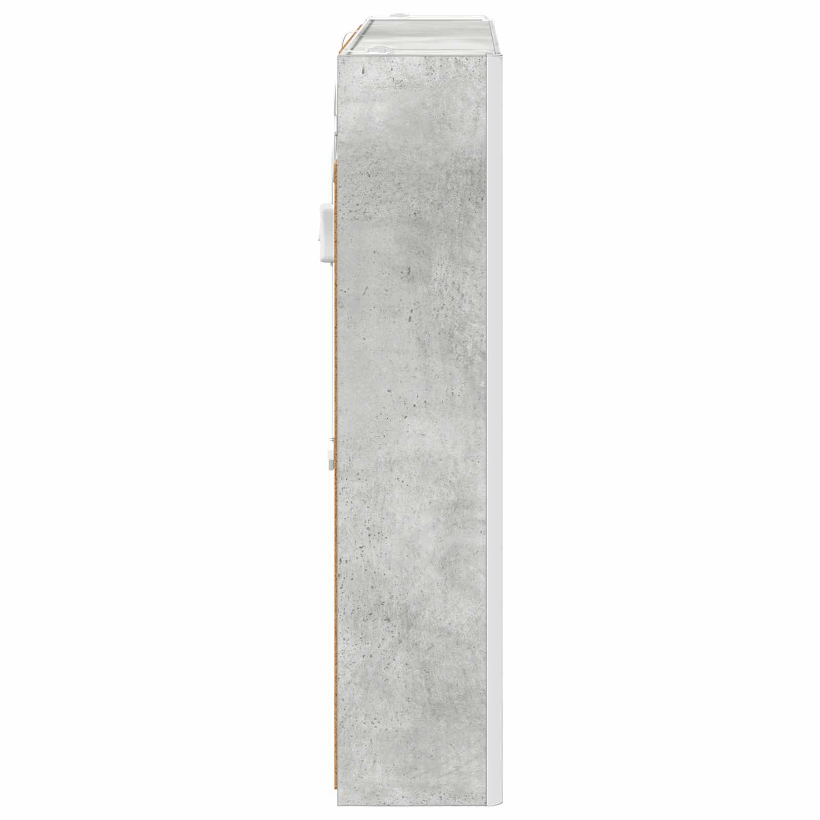 Koupelnová zrcadlová skříň Betonově šedá 83,5 x 15,5 x 70 cm - obrázek 8