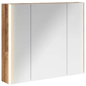 Koupelnová zrcadlová skříň Staré dřevo 83,5 x 15,5 x 70 cm - obrázek 2