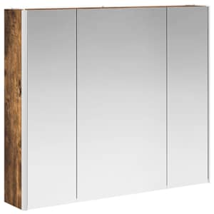 Koupelnová zrcadlová skříň Staré dřevo 83,5 x 15,5 x 70 cm - obrázek 5
