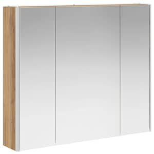 Koupelnová zrcadlová skříň Umělecký dub 83,5 x 15,5 x 70 cm - obrázek 5