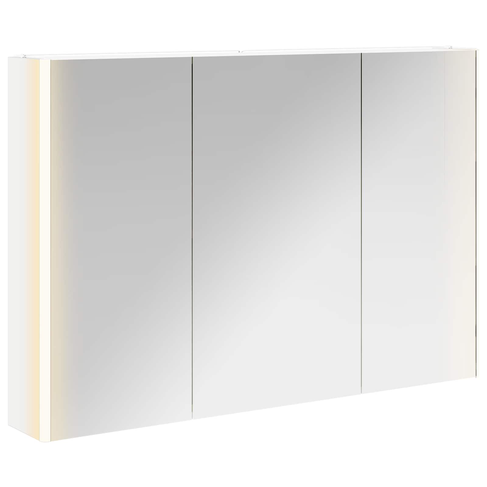 Koupelnová zrcadlová skříň Bílá 103,5 x 15,5 x 70 cm - obrázek 2
