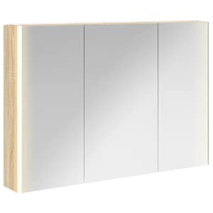 Koupelnová zrcadlová skříň Sonoma dub 103,5 x 15,5 x 70 cm - obrázek 2