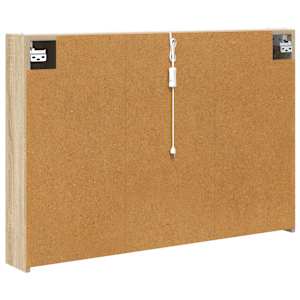 Koupelnová zrcadlová skříň Sonoma dub 103,5 x 15,5 x 70 cm - obrázek 9