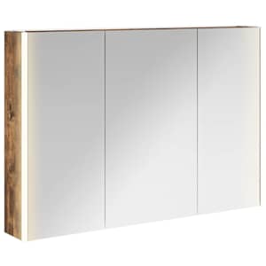 Koupelnová zrcadlová skříň Kouřový dub 103,5 x 15,5 x 70 cm - obrázek 2